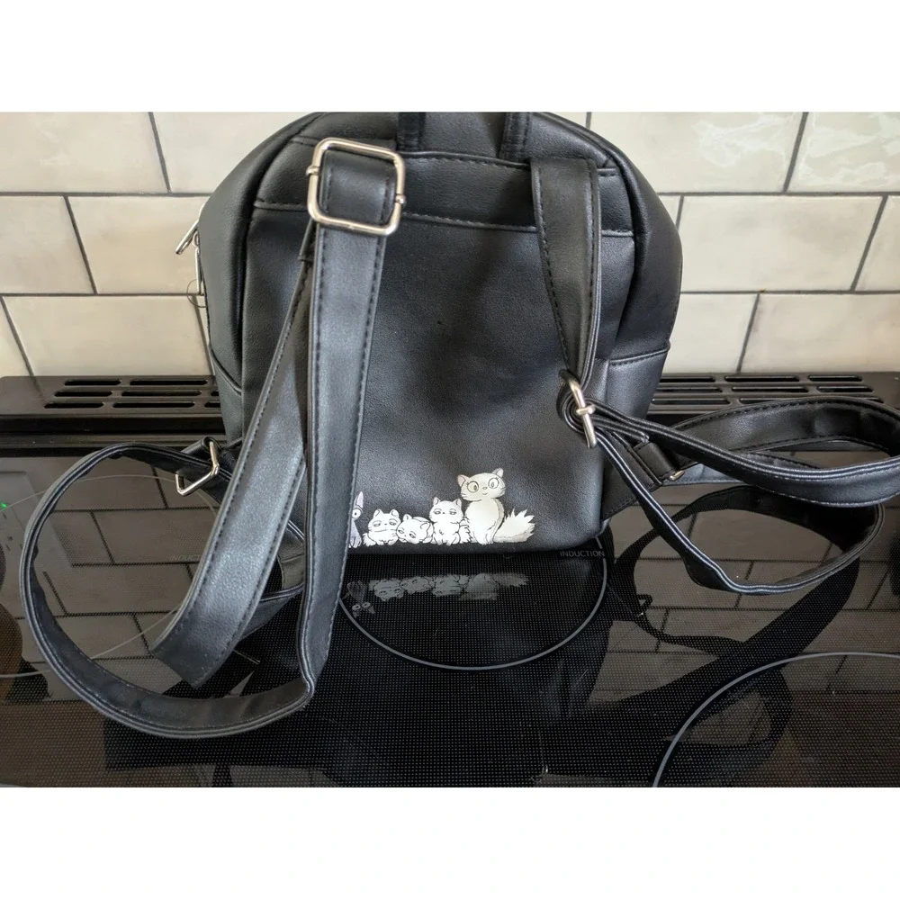 Studio Ghibli Kiki's Delivery Service Jiji Black Cat Mini Backpack Faux Leather